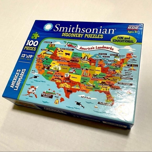 Smithsonian Discovery Jigsaw Puzzle American Landmarks - Picture 1 of 3